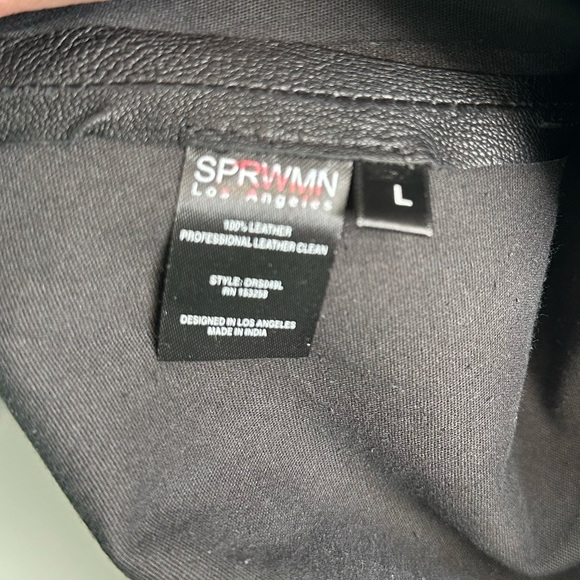 SPRWMN Leather Body Con Mini Dress - Picture 13 of 15